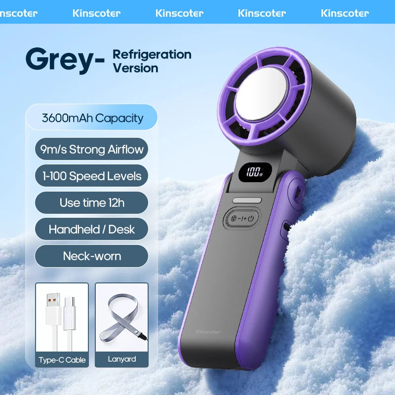 KINSCOTER Outdoor Foldable Portable Handheld Fan