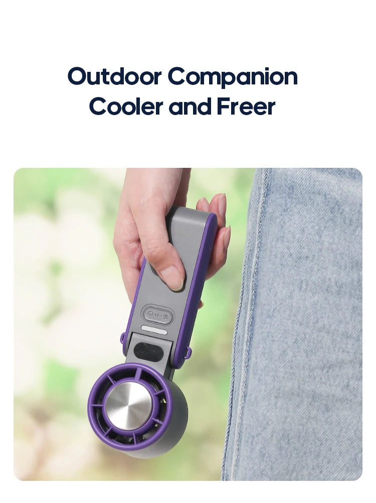 KINSCOTER Outdoor Foldable Portable Handheld Fan