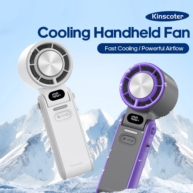 KINSCOTER Outdoor Foldable Portable Handheld Fan