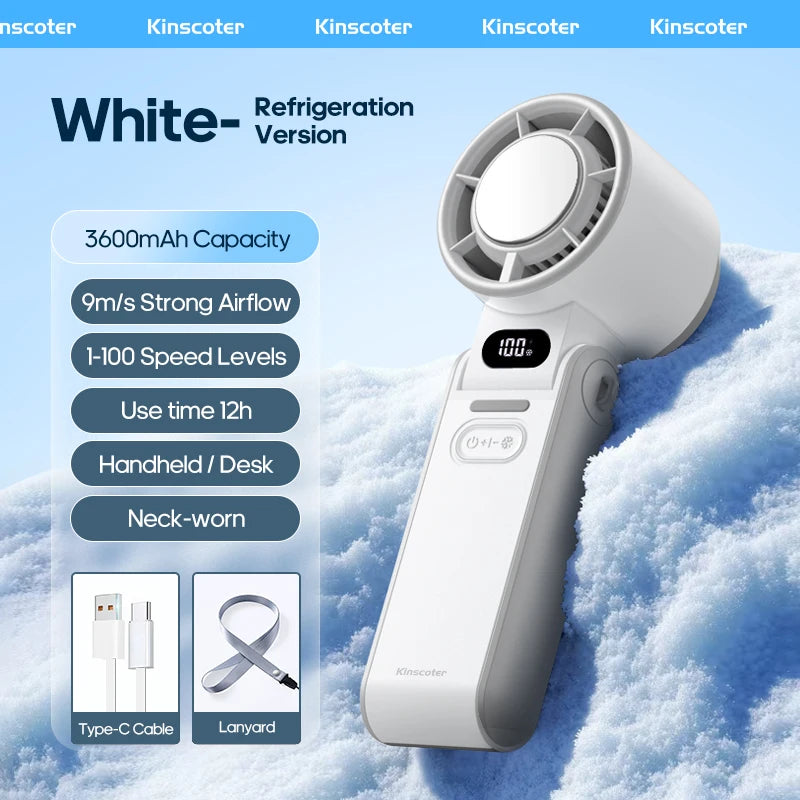 KINSCOTER Outdoor Foldable Portable Handheld Fan